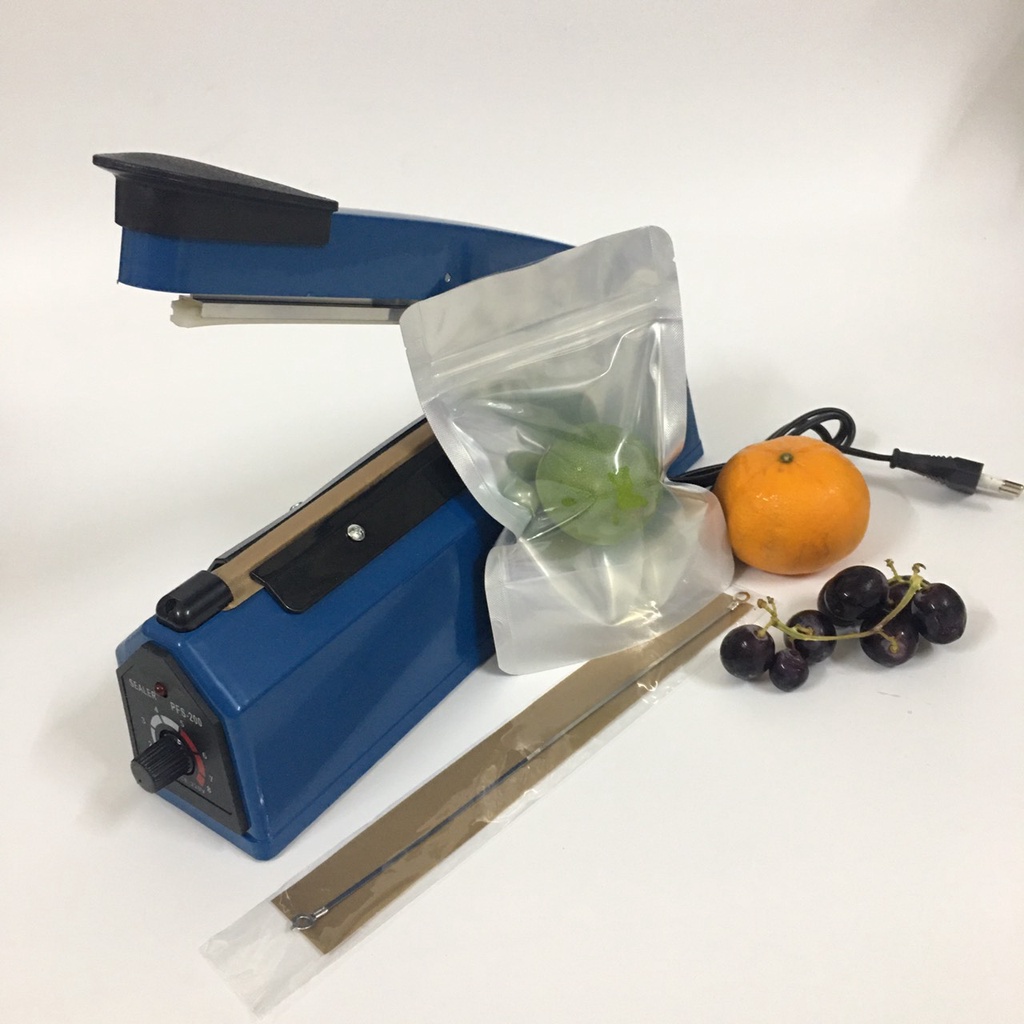 Máy hàn miệng túi ,i zip bạc, zip giấy, túi 4 biên...20cm không kén túi, hàn kín, nhanh chóng, tiện lợi, đóng gói bao bì