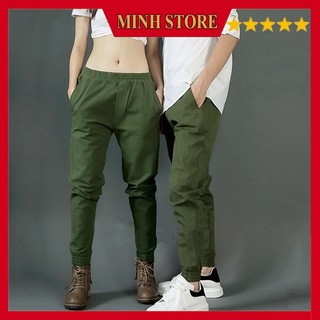 Quần Jogger KAKI Nam Nữ Cạp Chun, Quần Jogger Kaki đủ size 38-80kg - MINHSTORE88