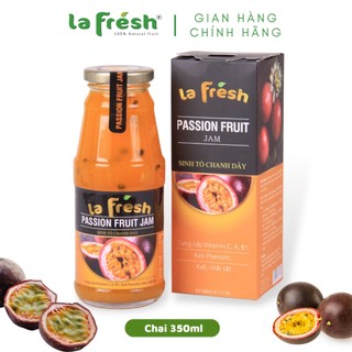 Sinh tố chanh dây lafresh đà lạt chai thủy tinh 350ml