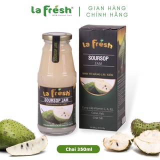 Sinh tố mãng cầu lafresh đà lạt chai thủy tinh 350ml