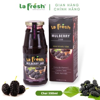 Sinh tố dâu tằm lafresh đà lạt chai thủy tinh 350ml