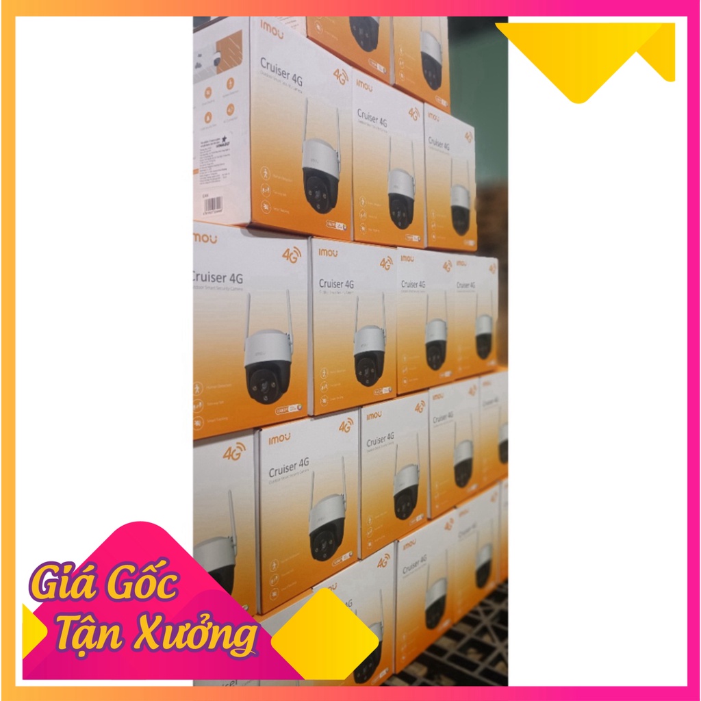Camera WIFI ngoài cộng đồng dùng sim 4G, Imou Cruiser 4G S21FTP 1080P baohanhchinhhang
