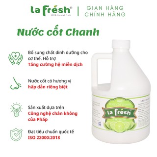 Nước cốt chanh LaFresh Đà Lạt can 2L