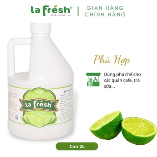 Nước cốt chanh LaFresh Đà Lạt can 2L