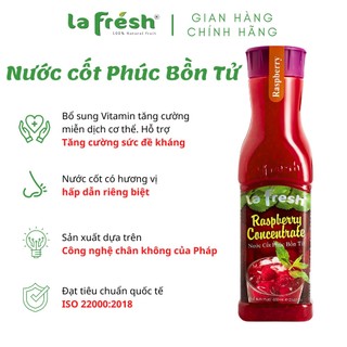 Nước Cốt Phúc Bồn Tử LaFresh Đà Lạt 650ml – Dùng Pha Trà Trái Cây, Nước Ép