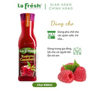 Nước Cốt Phúc Bồn Tử LaFresh Đà Lạt 650ml – Dùng Pha Trà Trái Cây, Nước Ép