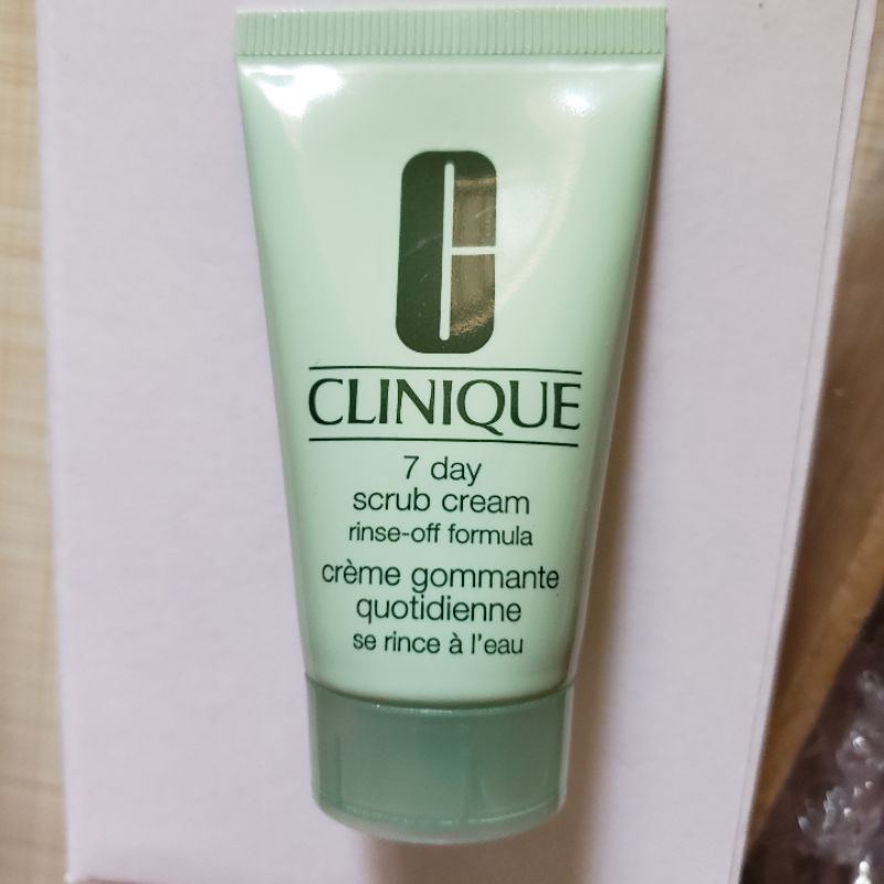 VEGAN kem tẩy tế bào da chết dịu nhẹ Clinique 7 day scrub cream 30ml