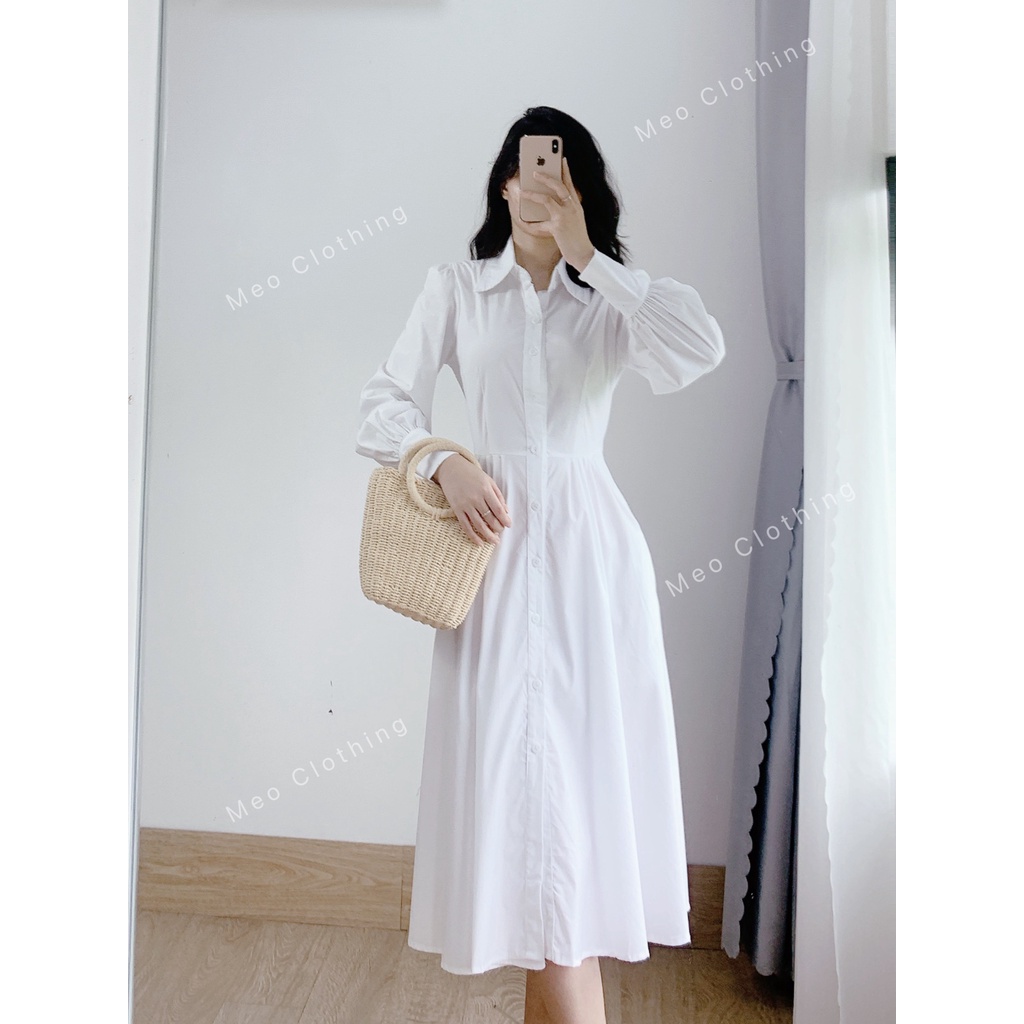 Set áo gile + váy sơ  mi hotgirl form lên tôn dáng xinh xắn