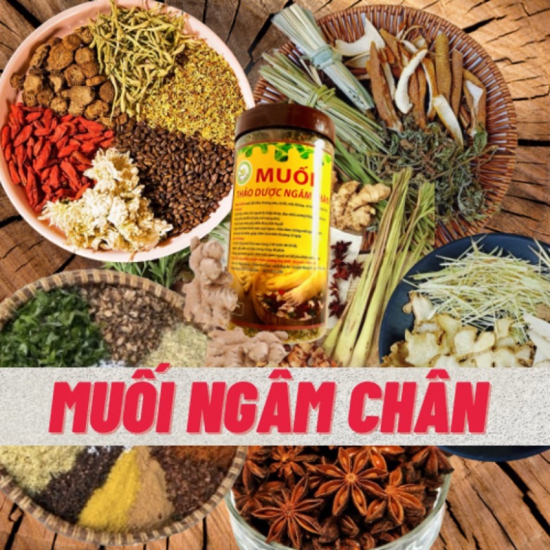 MUỐI NGÂM CHÂN THẢO DƯỢC HANACARE - THẢO DƯỢC NGÂM CHÂN KHỬ MÙI HÔI THƯ GIÃN 1000G