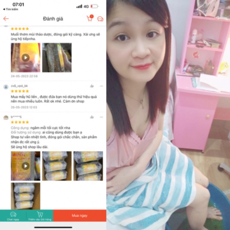 MUỐI NGÂM CHÂN THẢO DƯỢC HANACARE - THẢO DƯỢC NGÂM CHÂN KHỬ MÙI HÔI THƯ GIÃN 1000G