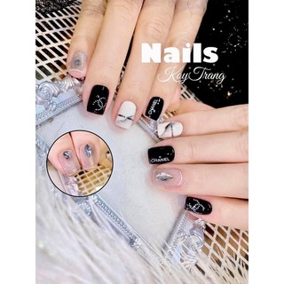 thảm kim xa chụp mẫu nail