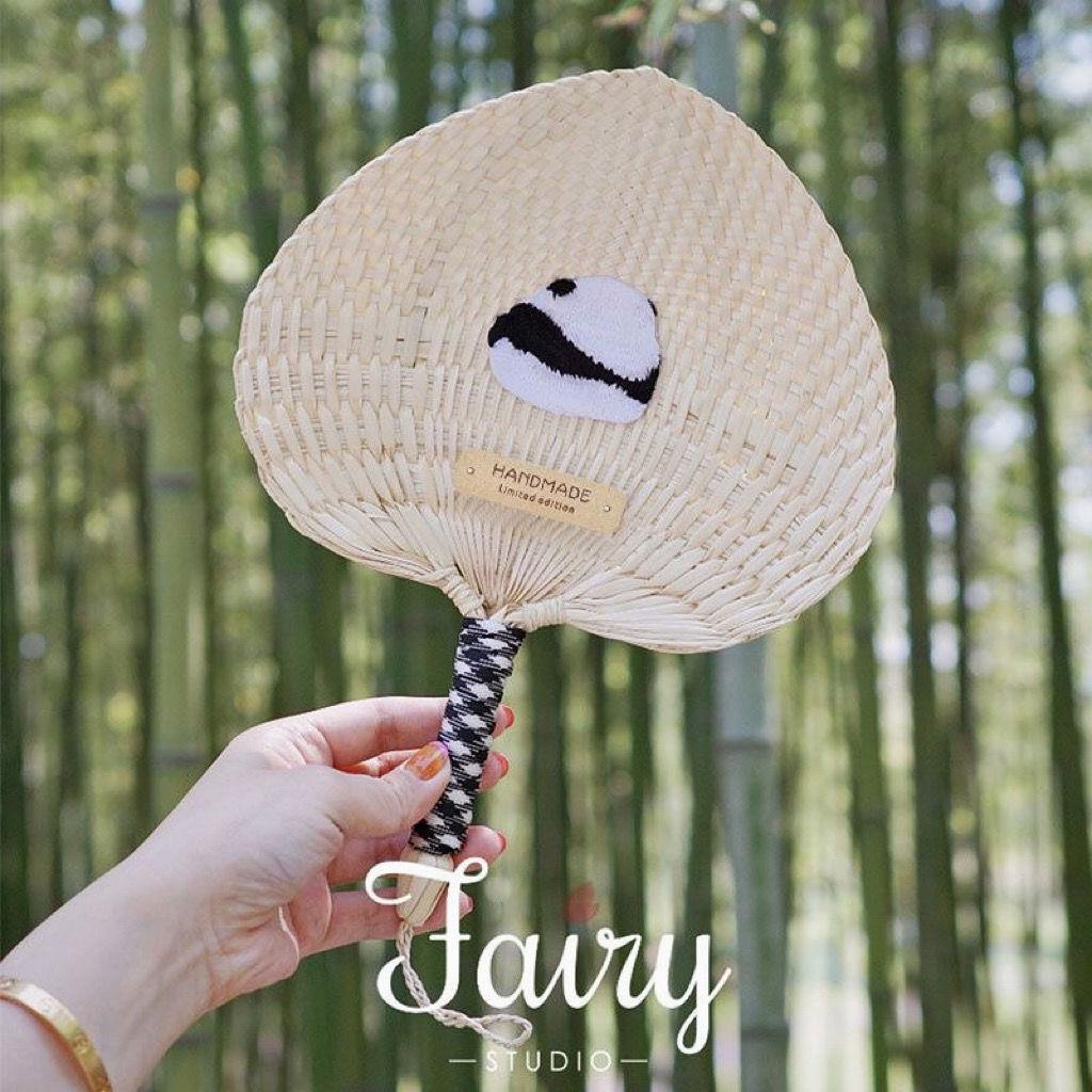 Quạt Cầm Tay Chống Muỗi Hình Gấu Trúc Dễ Thương