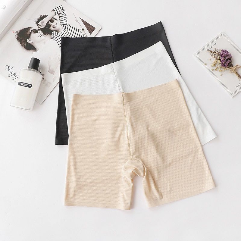 Quần Lót Boxer Siêu Mỏng Không Đường May Chống Chói Thoáng Khí Thời Trang Mùa Hè Cho Nữ