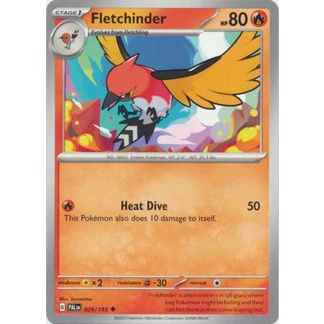 Thẻ Bài Pokemon Fletchinder - 029/193 - Uncommon