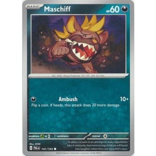 Thẻ bài pokemon maschiff - 141/193 - common