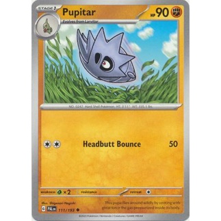 Thẻ Bài Pokemon Pupitar - 111/193 - Uncommon
