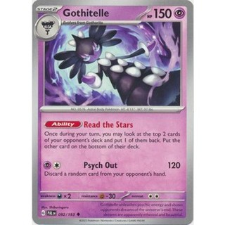 Thẻ bài pokemon gothitelle - 092/193 - uncommon
