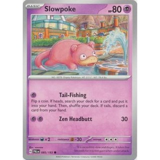 Thẻ bài pokemon slowpoke - 085/193 - common