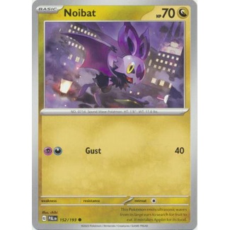 Thẻ Bài Pokemon Noibat - 152/193 - Common