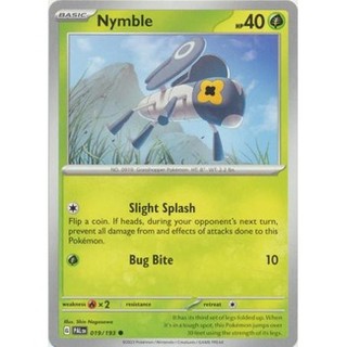 Thẻ bài pokemon nymble - 019/193 - common