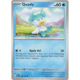 Thẻ Bài Pokemon Quaxly - 049/193 - Common