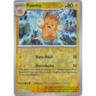 Thẻ Bài Pokemon Pawmo - 075/193 - Uncommon Reverse Holo