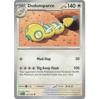 Thẻ Bài Pokemon Dudunsparce - 157/193 - Uncommon