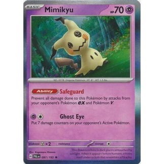 Thẻ Bài Pokemon Mimikyu - 097/193 - Holo Rare