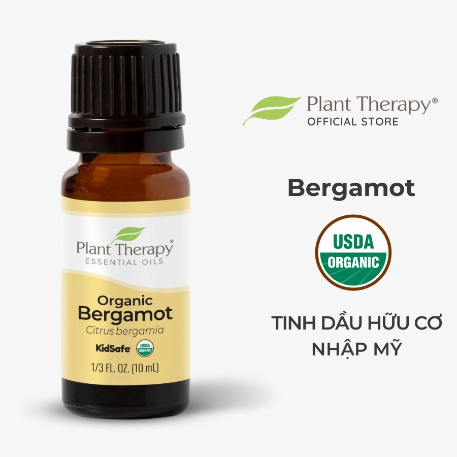 Tinh dầu hữu cơ Cam Bergamot Plant Therapy - Organic kidsafe essential oil