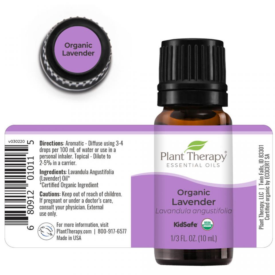 Tinh dầu hữu cơ Hoa Oải Hương (Lavender) Plant Therapy - Organic kidsafe essential oil 10mL, 30mL, 100mL