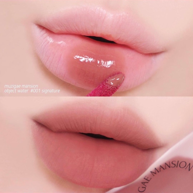 Son tint dạng kem thuần chay Muzigae Mansion Objet Water