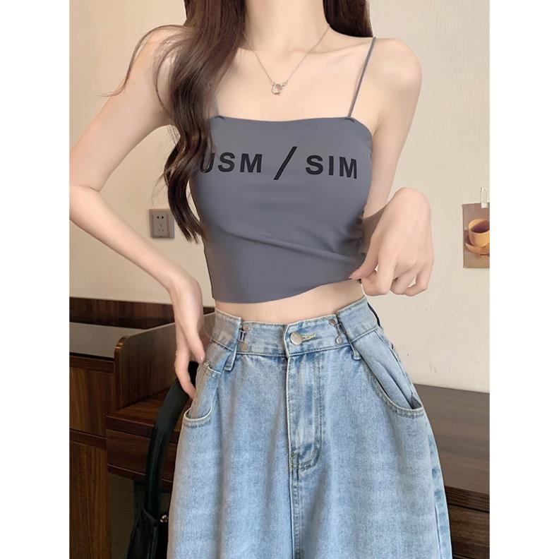 ❤️ Áo Bra Nữ Su Chữ 2 Dây Dáng Lửng Có Mút Nâng Ngực Màu Pastel Quyến Rũ Softie 837 ❤️