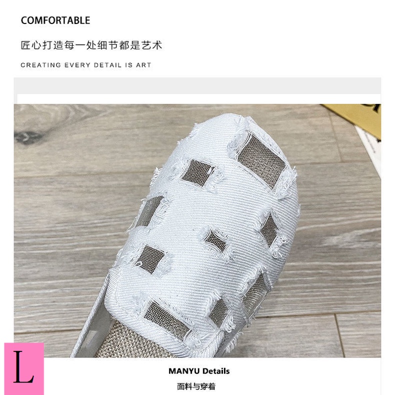 Giày Búp Bê Vải Đục Lỗ Thoáng Khí Có Size Lớn 35-43 41 42 Thời Trang Dành Cho Nữ