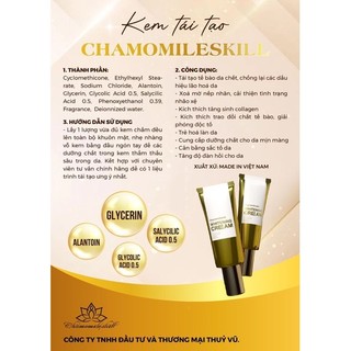 KEM TÁI TẠO CHAMOMILE