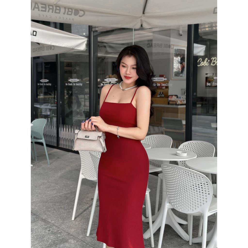 [KUSA STORE] Váy body dáng dài 2 dây. Lasanra thiết kế. | BigBuy360 - bigbuy360.vn