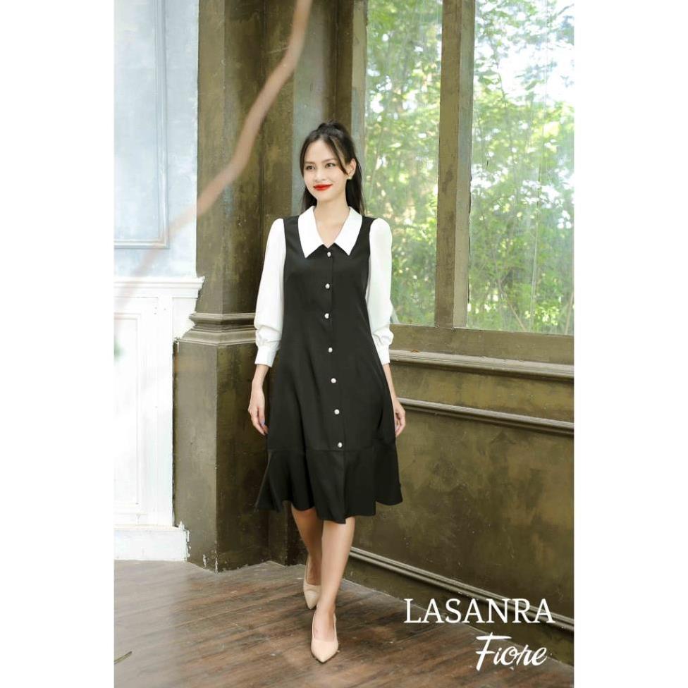 [KUSA STORE] Váy sơ mi công sở dáng dài. Váy Lasanra thiết kế | BigBuy360 - bigbuy360.vn