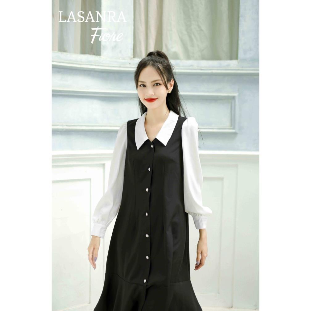 [KUSA STORE] Váy sơ mi công sở dáng dài. Váy Lasanra thiết kế | BigBuy360 - bigbuy360.vn