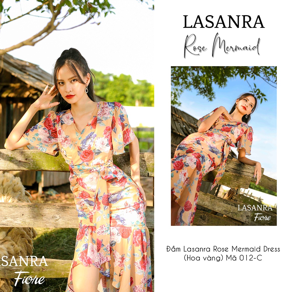 [KUSA STORE] Váy voan hoa, dự tiệc, dạo phố. Váy thiết kế bởi Lasanra | BigBuy360 - bigbuy360.vn