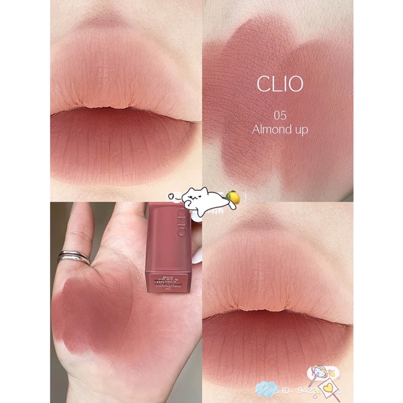 Son thỏi lì chuẩn màu Clio Chiffon Mood Lip Sweet Pleasure Edition