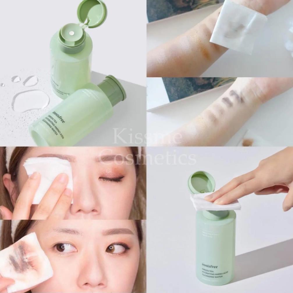Nước tẩy trang trà xanh Innisfree Green Tea Cleansing Water giúp làm sạch da, bổ sung dưỡng chất cân bằng độ ẩm -Laro