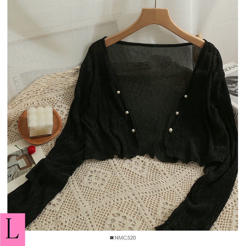 Áo Khoác Cardigan Mỏng Phong Cách Phương Tây Thời Trang Mùa Hè Hàng Mới 2023
