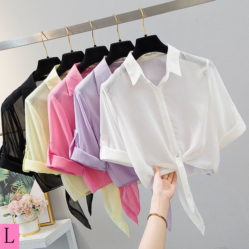 Áo Khoác Cardigan Chiffon Mỏng Chống Nắng Phong Cách Mới Mùa Hè Cho Nữ