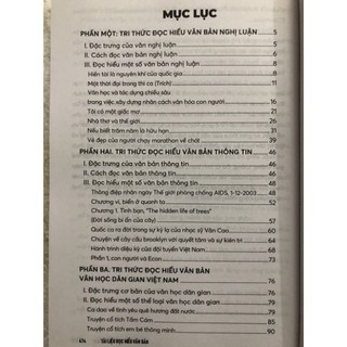 Sách - tài liệu đọc hiểu văn bản