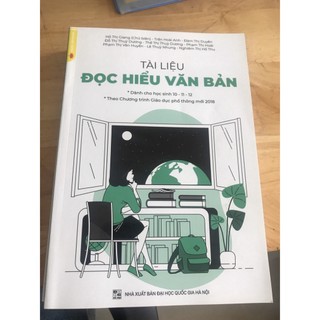 Sách - tài liệu đọc hiểu văn bản