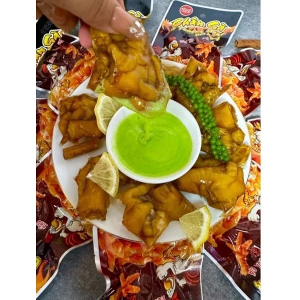 Chân gà rút xương ủ vị thượng hạng Làng An gói 30g hút chân không