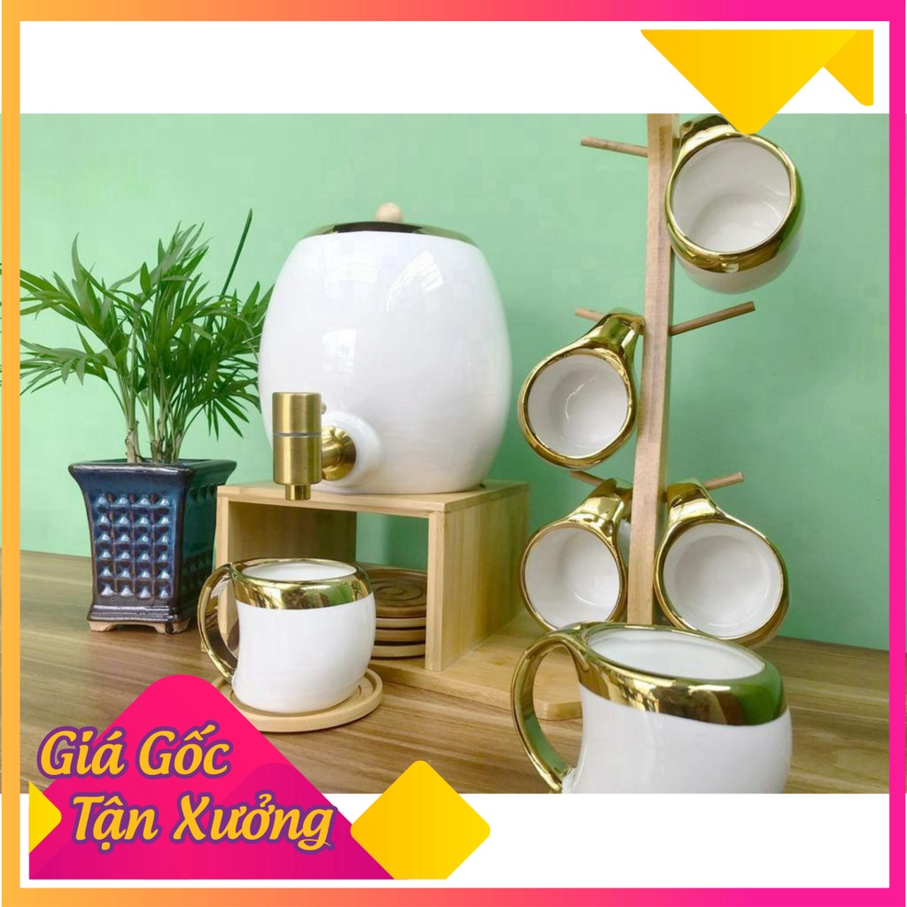 [Chính hãng] Bộ Chum Trà Tặng Bộ Kệ Gỗ Tre baohanhchinhhang | BigBuy360 - bigbuy360.vn