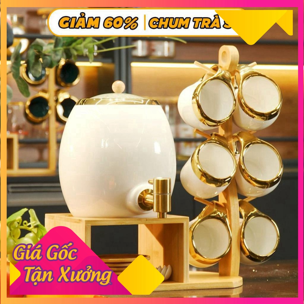 [Chính hãng] Bộ Chum Trà Tặng Bộ Kệ Gỗ Tre baohanhchinhhang | BigBuy360 - bigbuy360.vn