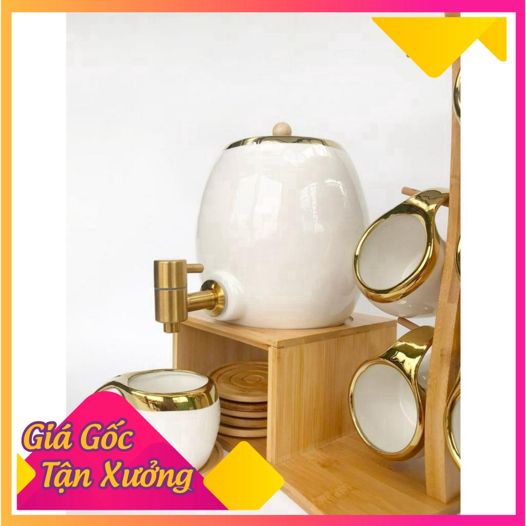 [Chính hãng] Bộ Chum Trà Tặng Bộ Kệ Gỗ Tre baohanhchinhhang | BigBuy360 - bigbuy360.vn