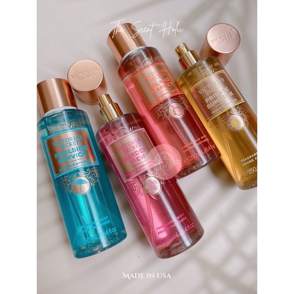 BST Sunlit Resort - Victoria’s Secret Bodymist - Xịt thơm cơ thể Pool Service Garden View Private Sundeck