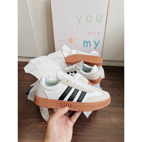 Giày Adidas Neo Gradas "white Black Gum" Fw3378